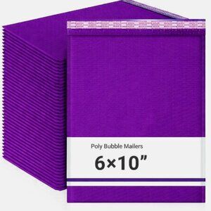 Poly Bubble Mailers Padded Envelopes 50 Mailing Bags 6x10